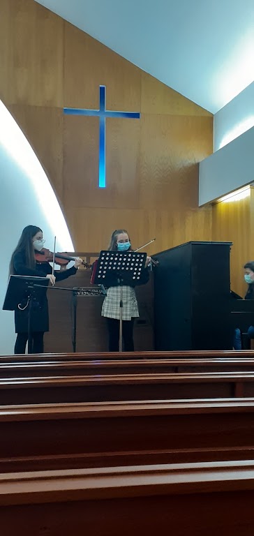 Fachada de Igreja Evangélica Baptista do Cacém